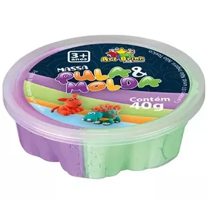 Massa Para Modelar Pula E Molda 40g Diversas Cores