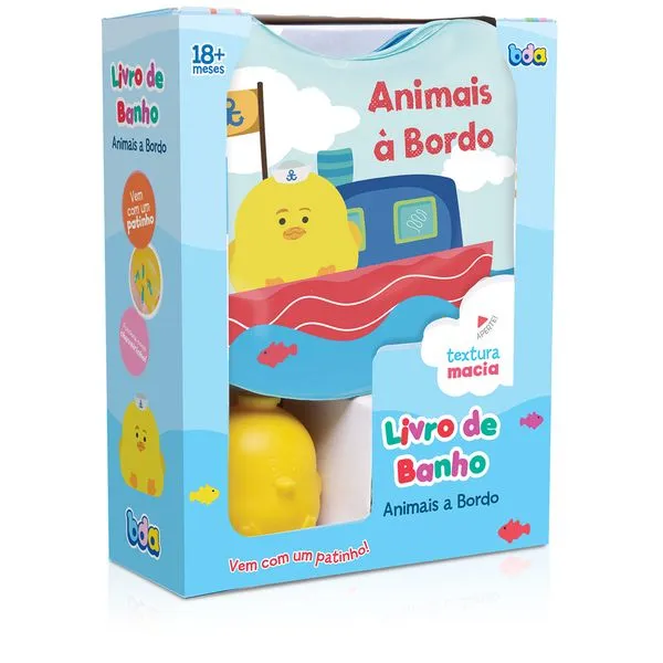 Livro De Banho - Animais À Bordo - Toyster