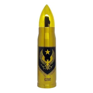 Garrafa Formato Bala De Inox Estampa águia 500ml