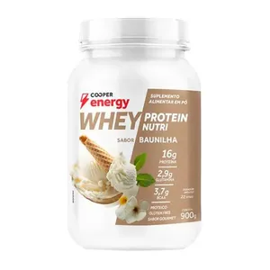 Suplemento Alimentar Cooper Energy Whey Protein Nutri Sabor Baunilha 900g