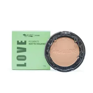 Pó Compacto Matte Vegano Cor: 43 Max Love