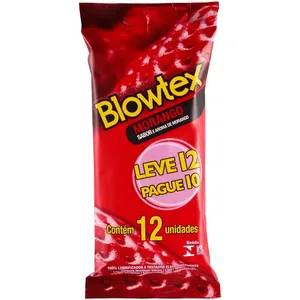 Preservativo Blowtex Aroma Morango Leve 12 Pague 10