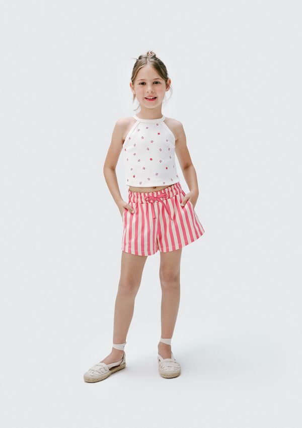 Shorts Infantil Menina Clochard - Rosa 006
