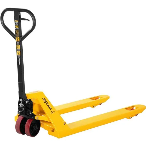 Paleteira hidráulica 2,5 tf 1.150 mm x 685 mm roda dupla PDP 256 VONDER