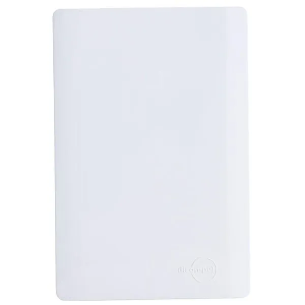 Placa 4x2 Cega Branco da Linha Novara - 1100-42 - DICOMPEL
