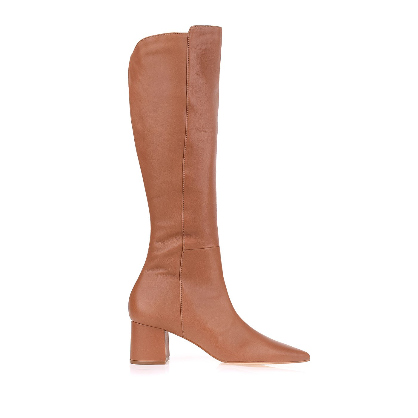 Bota Salto Médio Atanado Caramelo