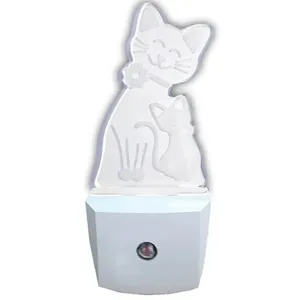 Luz Noturna Gato com Sensor - 6154 - KEY WEST