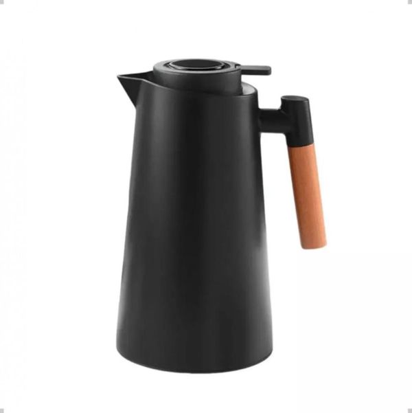 Garrafa Termica CafeClick com Cabo de Madeira 1 Litro - Mimo