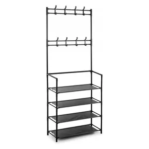 Sapateira Rack Interponte Com Cabideiro Organizador 158x60cm (MP)