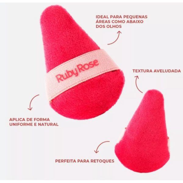 Esponja pó Tiny Touch Ruby Rose