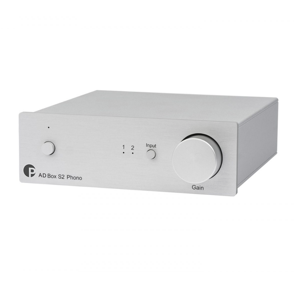 Pro-Ject Box S2 Phono Conversor A / D para linha e Phono com saída analógica e USB ( Silver )