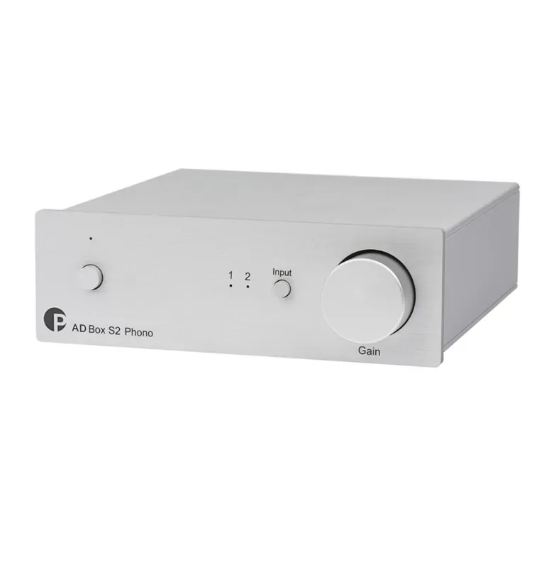 Pro-Ject Box S2 Phono Conversor A / D para linha e Phono com saída analógica e USB ( Silver )