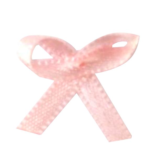 Aplique Laço Mosquitinho 4mm com 50 Unidades Rosa Bebê