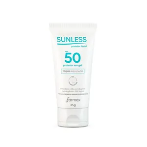 Protetor Solar Facial Sunless Toque Aveludado FPS50 Gel 35g