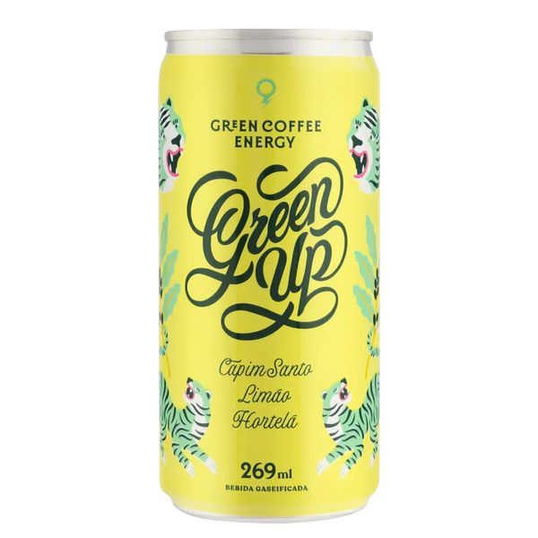 Energético de Capim Santo, Limão e Hortelã Green Up 269ml