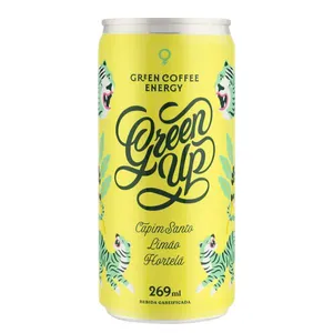 Energético de Capim Santo, Limão e Hortelã Green Up 269ml