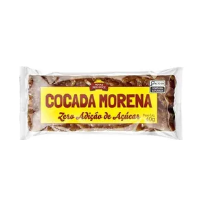 Cocada Morena Minas Meu Doce Zero Açúcar 40g COCADA MORENA MINAS MEU DOCE ZERO ACUCAR