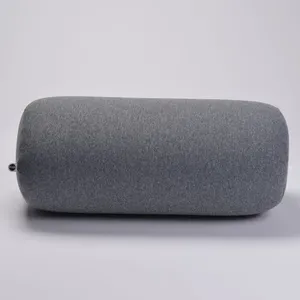 Almofada De Apoio Rolo Bolster Cinza Mescla