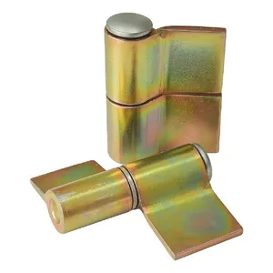 Dobradiça Gonzo com Aba Bicromatizada 2 Peças De Toni Dobradiça Gonzo com Aba Nº4 Bicromatizada 2 Peças
