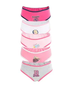 Kit de 5 Calcinhas Barbie Multicor 6