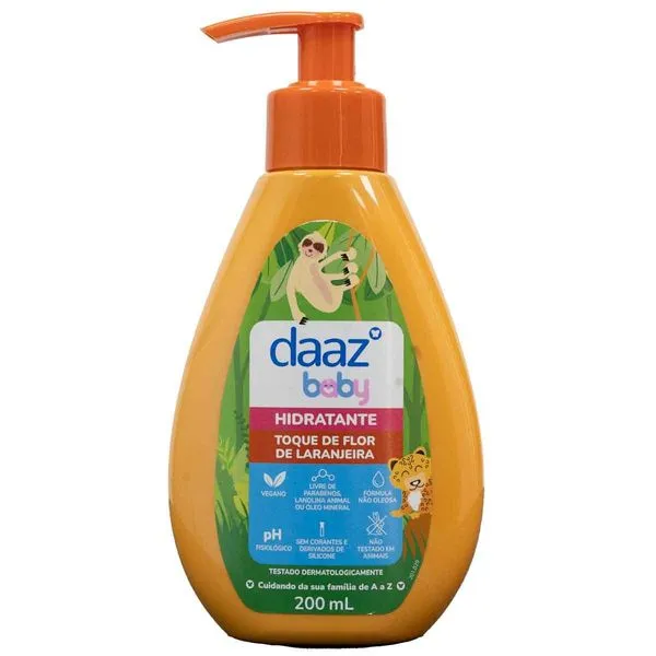 Hidratante Infantil Daaz Toque De Flor De Laranjeira 200ml