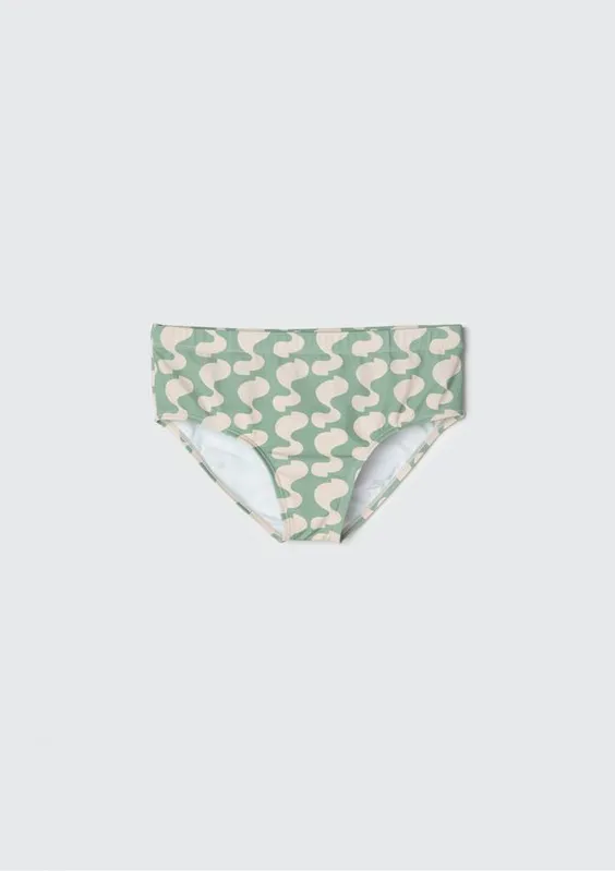 Sunga Infantil Box Com Proteção UV - Verde 006