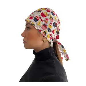 Bandana Cupcake - Tricoline tamanho unico - Divertida