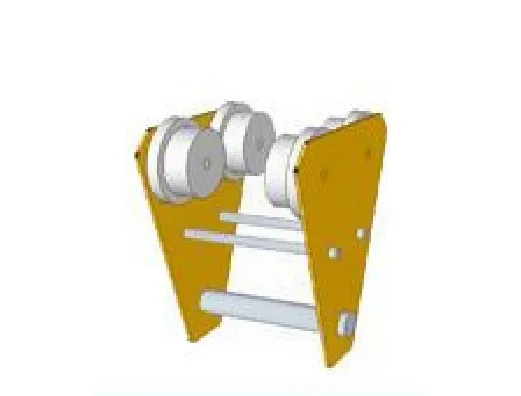 Trole para Viga I com4 Roldanas Abertura para Vigas de 4 A 6 Polegadas Vic30011 - Vicsa
