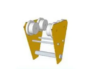 Trole para Viga I com4 Roldanas Abertura para Vigas de 4 A 6 Polegadas Vic30011 - Vicsa