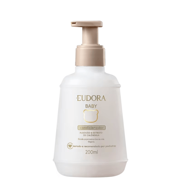 Condicionador Infantil Eudora Baby 200ml Condicionador Eudora Baby Extrato De Calêndula e Algodão 200ml
