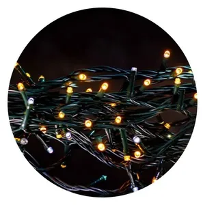 Pisca-Pisca Global 100 Leds Duas Cores Fio Verde 10 Metros 127V (MP)