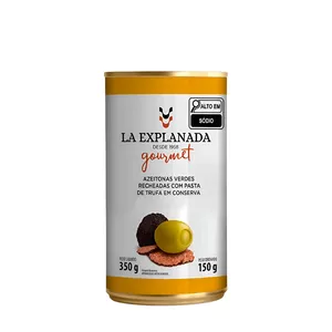 Azeitona Verde Recheada Pasta Trufa La Explanada – 150g