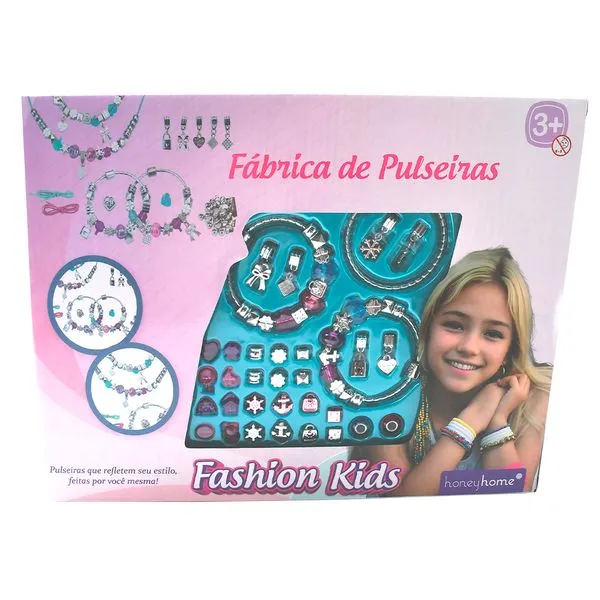Fábrica de Pulseiras Fashion Kids Plástico LJM119 - honeyhome