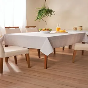 Toalha Mesa Quadrada Super Prática Copacabana 4 Lugares 140x140cm - Lepper