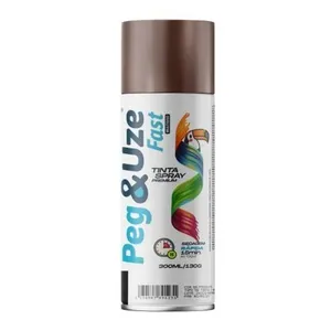 Spray Metálico para Pintura em Plástico Peg & Uze Acabamento Decorativo Rose Gold Chesiquímica Spray Metálico Peg & Uze para Pintura em Plástico Rose Gold Chesiquímica