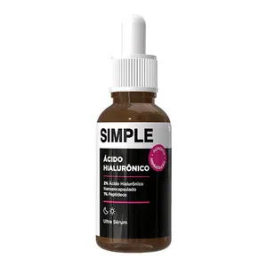 Sérum Facial Simple Organic Ácido Hialurônico 30ml Conta-Gotas