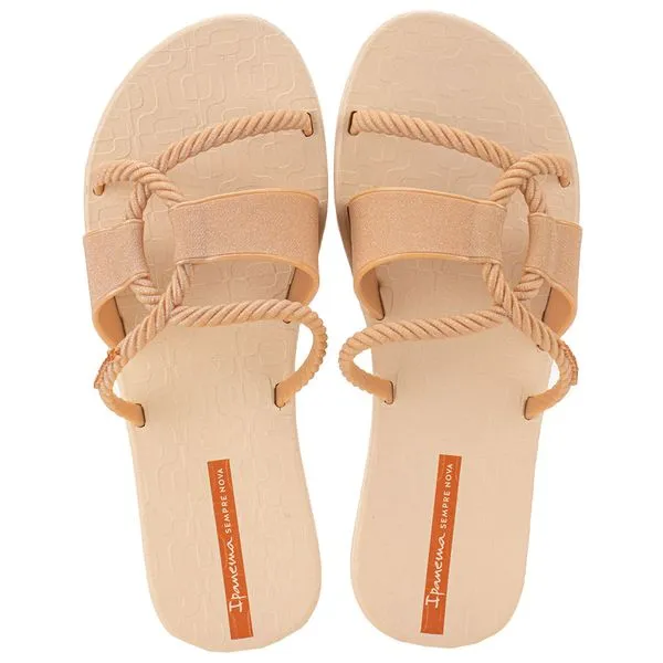 Chinelo Feminino Slide Diversa Ipanema 27241 BEGE 38