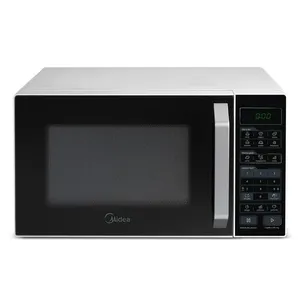 Micro-ondas 35L Branco Porta Preta SmartPlate Midea Outlet MXSA35P2_OUT - 220v