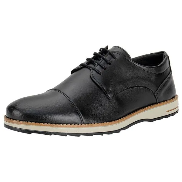 Sapato Masculino Mais Leve 501 PRETO 43