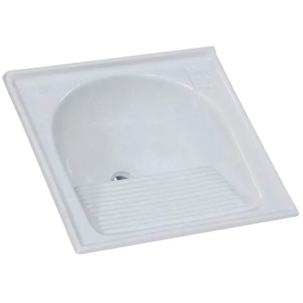 Tanque Granitado Sintético Simples N°1 Com 60x60cm Branco - 500307 - A.j.rorato