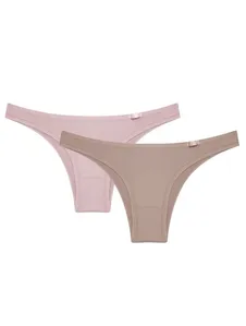 Kit de Calcinhas Tanga Mini Classic 02- 2 und MINK E ESSENCE M