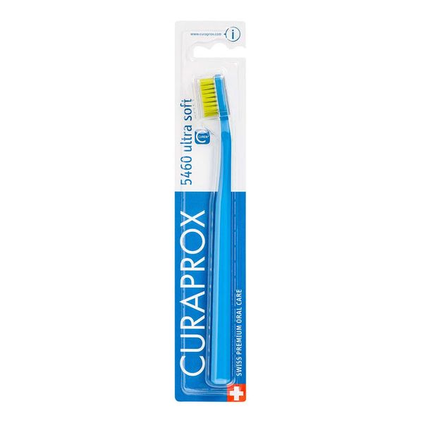 Escova Dental Curaprox 5460 Ultrasoft Azul e Verde 1 Unidade