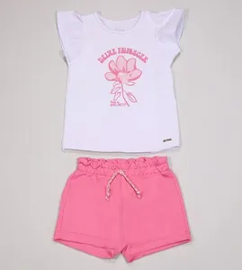 Conjunto Deixe Florescer - N6316 De 6 meses a 4 anos Rosa - 3