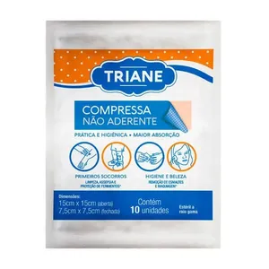 Compressa Não Aderente Triane 10 Unidades