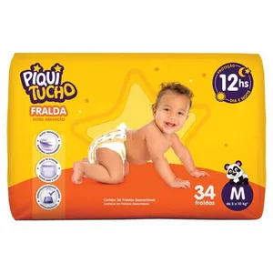 Fralda Piquitucho Mega M c/34 Unidades