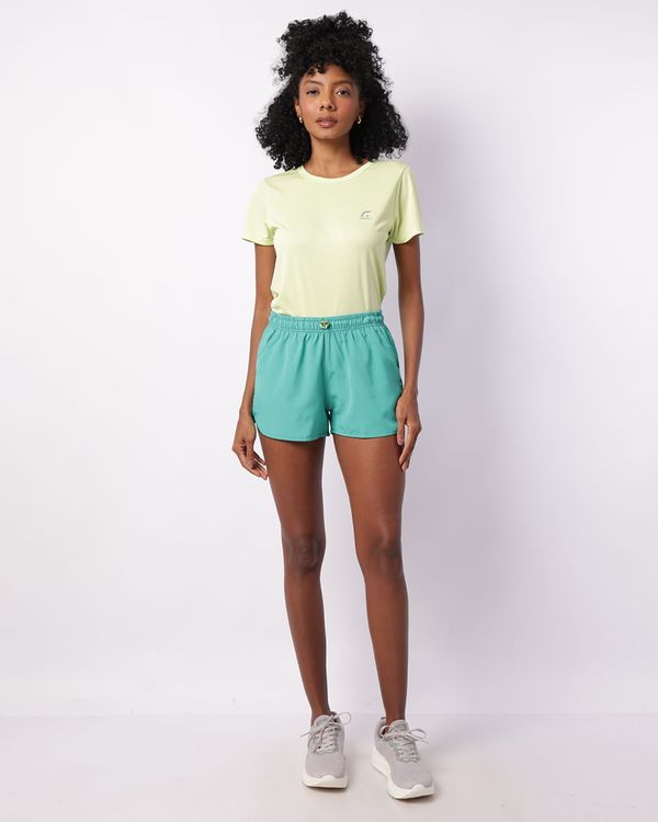 Short Fitness Feminino Curto Boxer com Bolsos Verde M