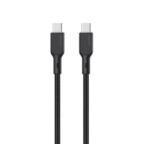 Cabo Aukey Para USB-C De 1,8m E 100W CB-KCC102 Preto (MP)