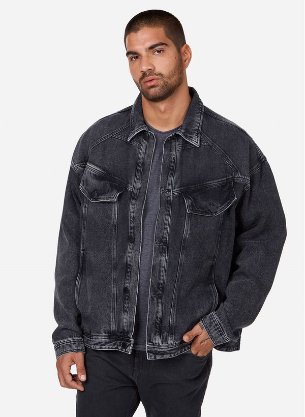 Jaqueta Jeans Reta Georgia John John Masculina M