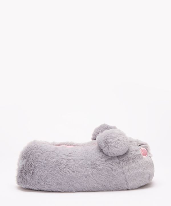 pantufa infantil coala cinza 31-32