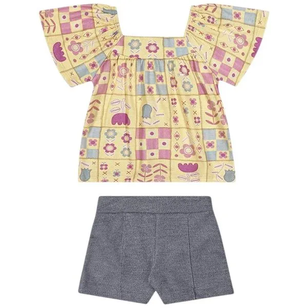 Conjunto Infantil Elian 1 Amarelo (MP)